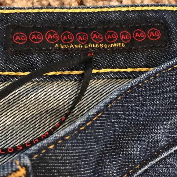 Adriano Goldschmied Dark Blue Wash Bootcut Jeans - Picture 3 of 8